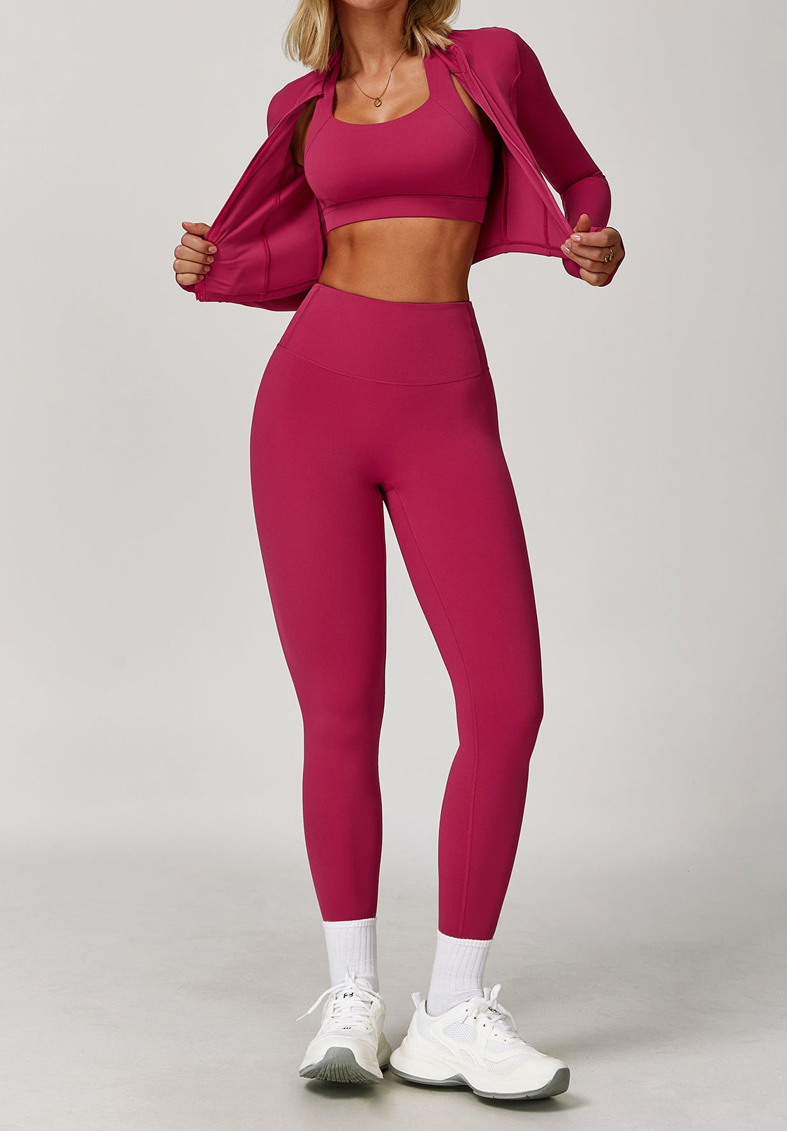NONE™ FlexMove Training Jacket – Rose red - N O N E™