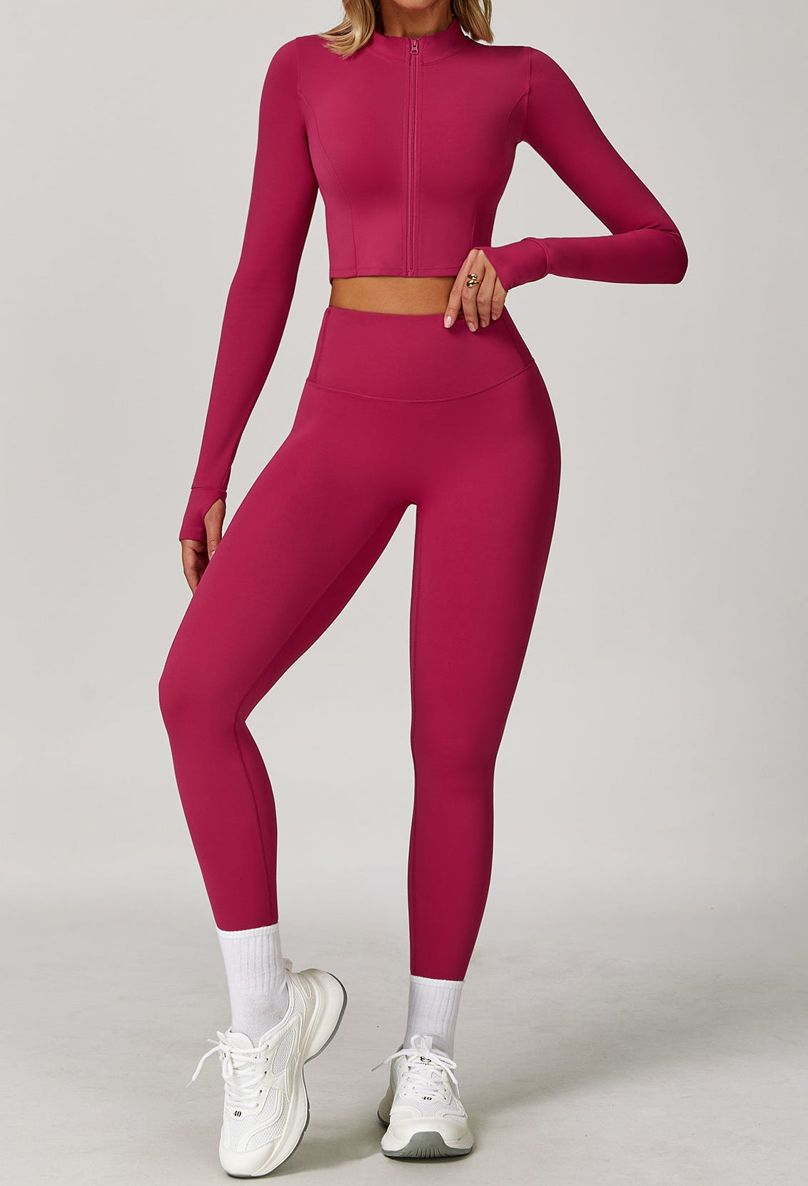 NONE™ FlexMove Training Jacket – Rose red - N O N E™