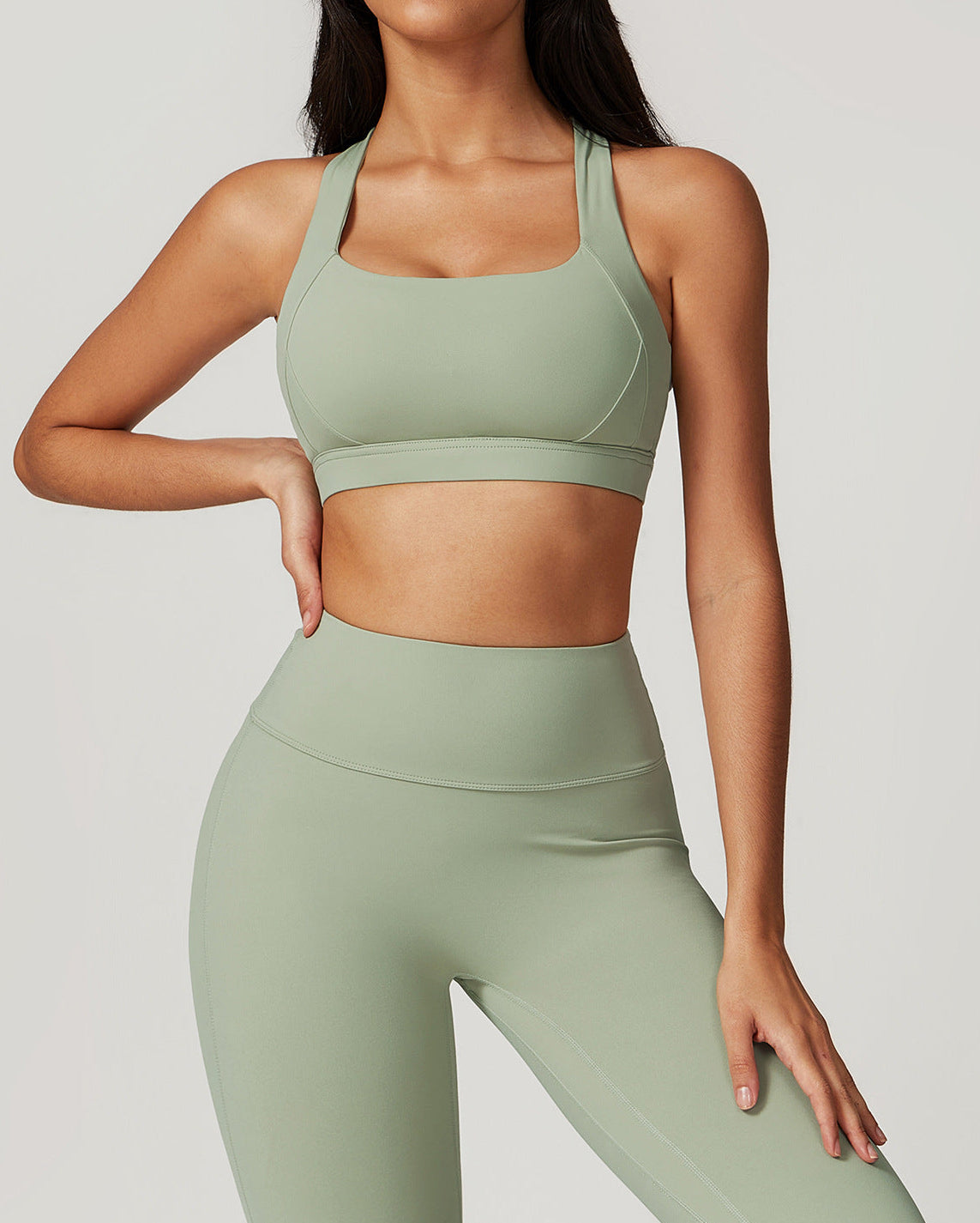 NONE™ CoreSupport Bra – Bean green - N O N E™