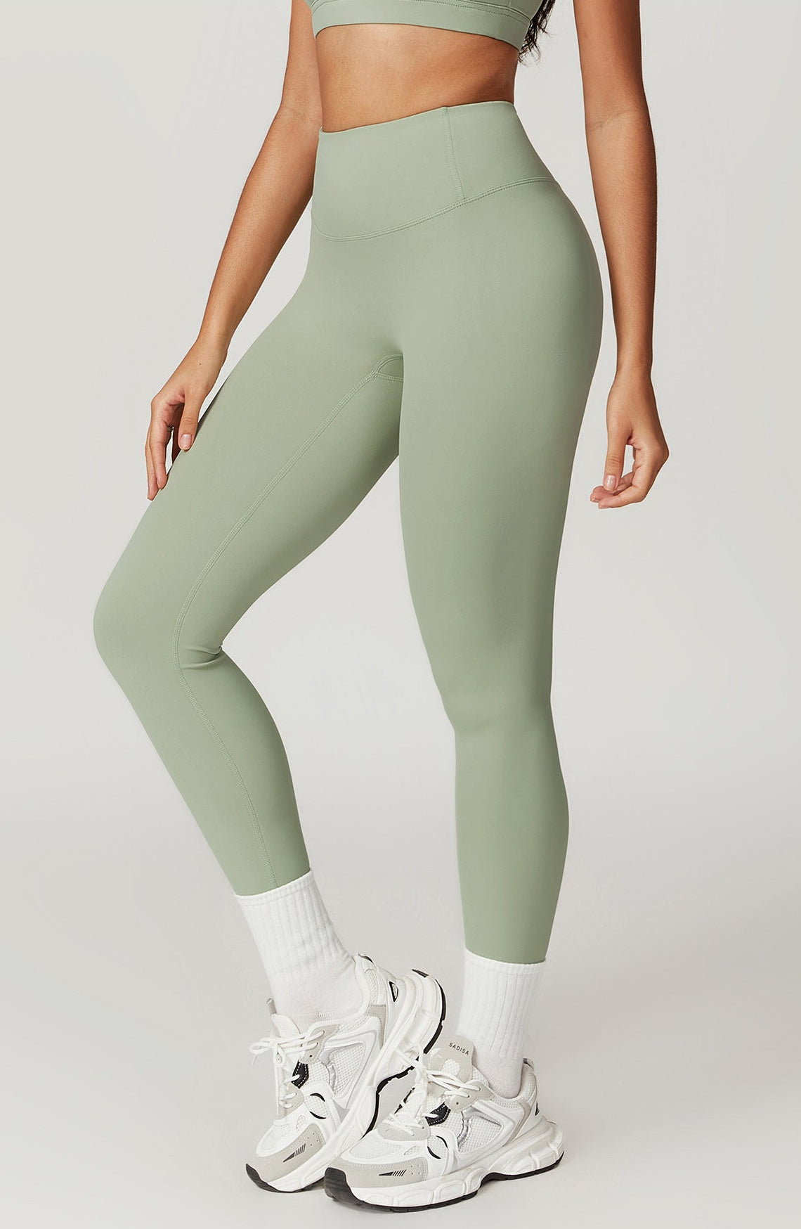 NONE™ CoreSupport Leggings – Bean green - N O N E™