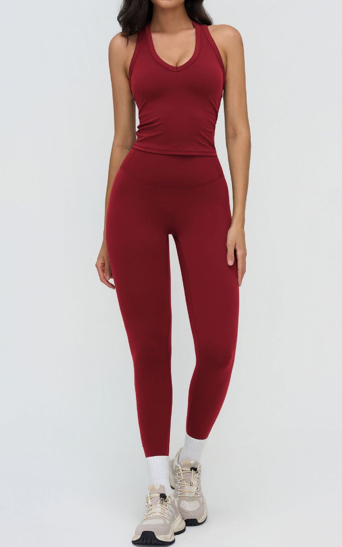 NONE™ CoreSupport Leggings – Retro red - N O N E™