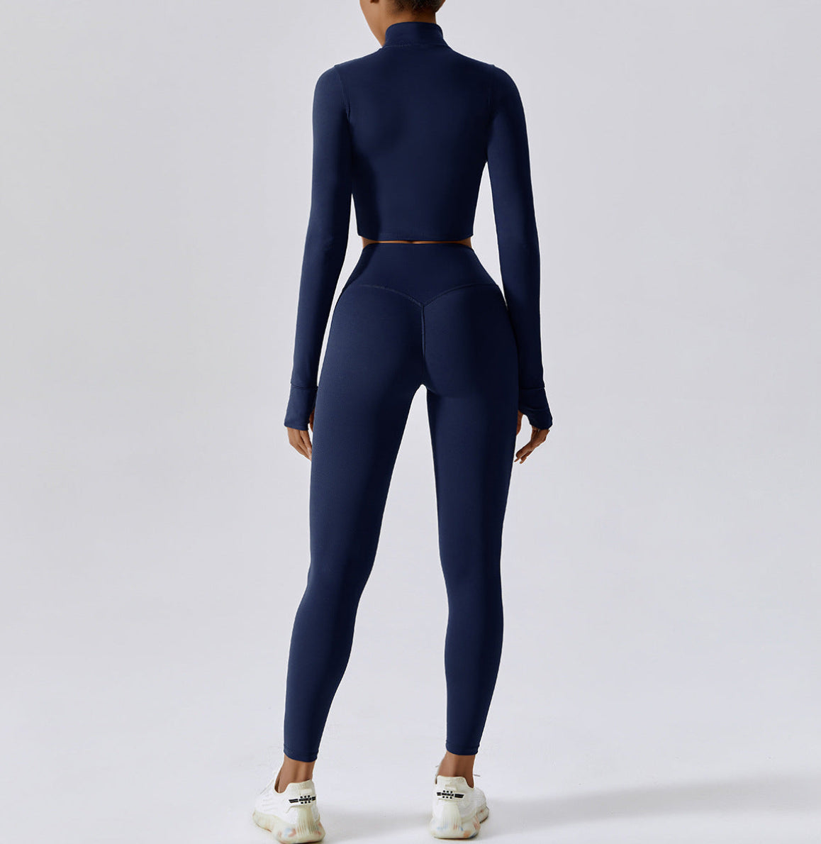 NONE™ CoreSupport Leggings – Badge blue - N O N E™