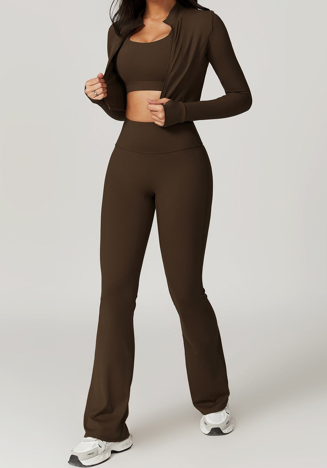 NONE™ FlexMove Training Jacket – Jiaocha coffee - N O N E™