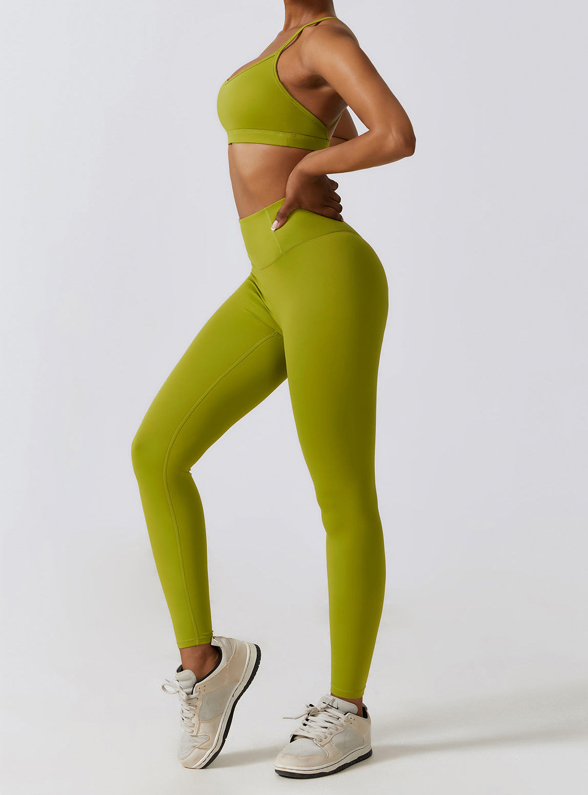 NONE™ CoreSupport Leggings – Matcha green - N O N E™