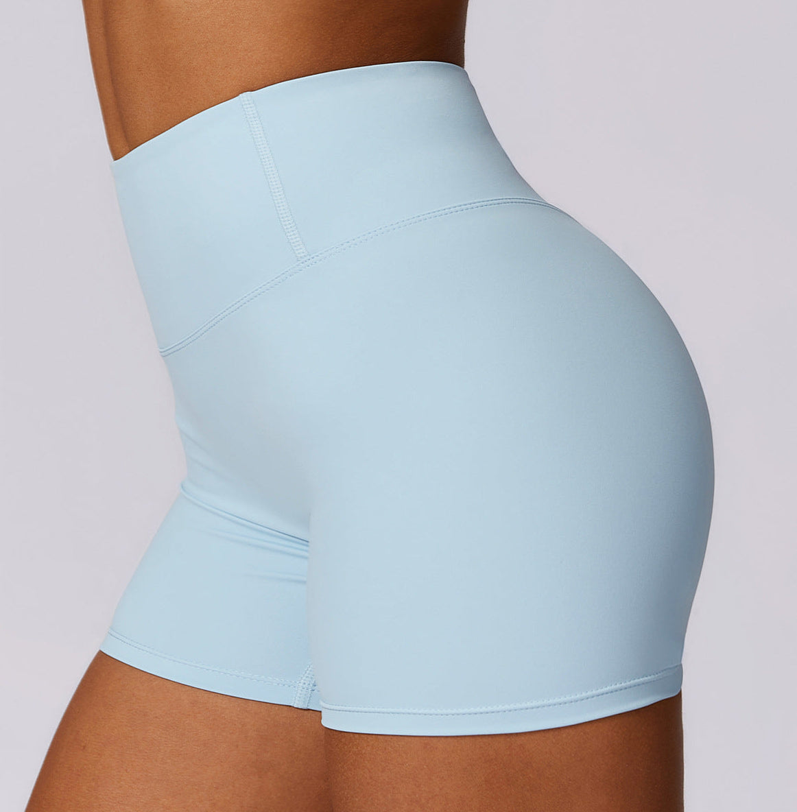 NONE™ CoreSupport Biker Shorts – Sky blue - N O N E™